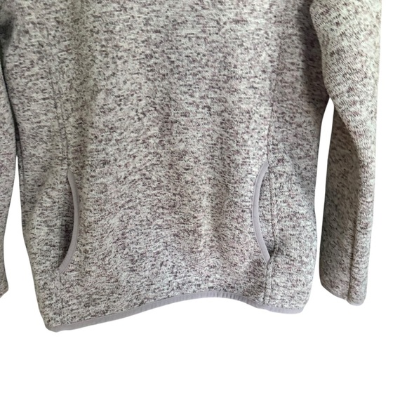 Thread supply women’s cranberry Quarter-Zip sweatshirt kangaroo pocket S - Picture 5 of 9